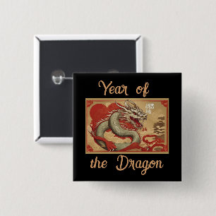 Jaar van de Dragon Button