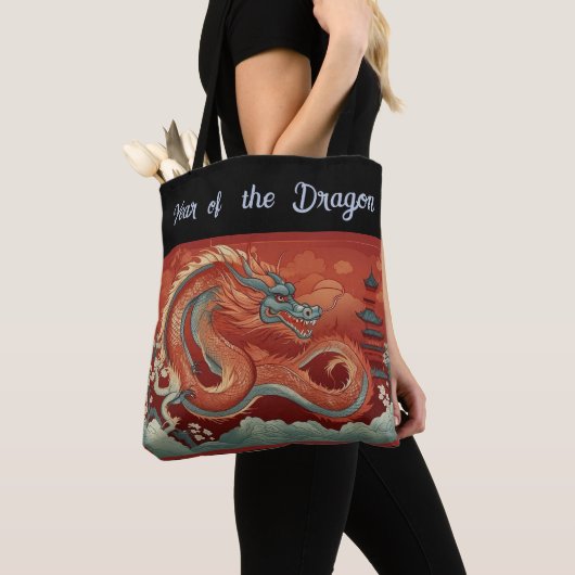 Jaar van de Dragon Canvas tas (Dichtbij)