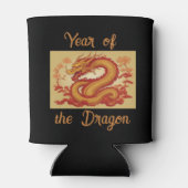 Jaar van de Dragon Koelbox Blikjeskoeler (Achterkant)