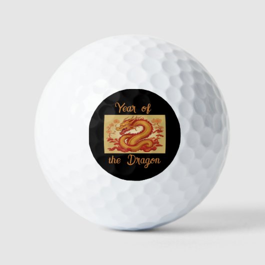 Jaar van de Draken Golfbal Golfballen (Voorkant)