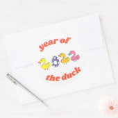 Jaar van de eend sticker (Envelop)