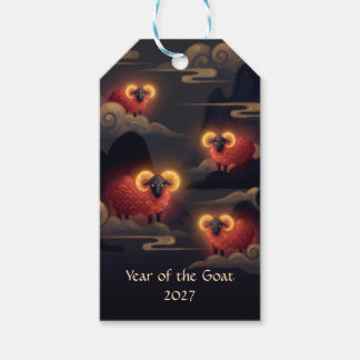 Jaar van de Geit 2027 Cadeaulabel