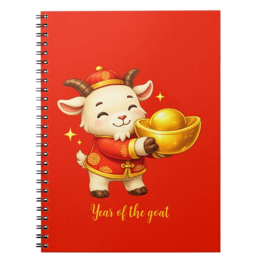 Jaar van de geit notitieboek (Voorkant)