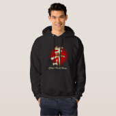 Jaar van de Geit Symbool Goud - UW KUDDE NAAM Hoodie (Voorkant volledig)
