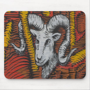 Jaar van de geitenschaap Ram Graffiti Muismat