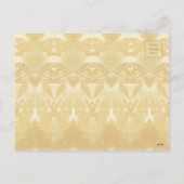 Jaar van de Haan rode Papercut wandtapijt Briefkaa Feestdagenkaart (Achterkant)