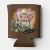 Jaar van de Hog Chinese Zodiac Blikjeskoeler (Achterkant)