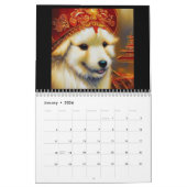 Jaar van de hond kalender (Jan 2026)