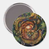 Jaar van de Houtdraak 2024 Magneet (Voorkant / Achterkant)