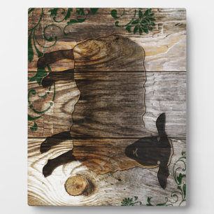 jaar van de houten schapen fotoplaat