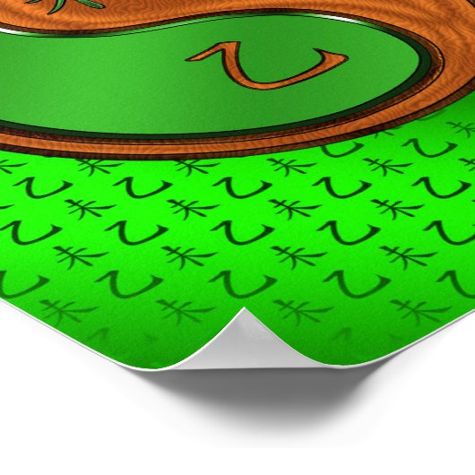 Jaar van de Houtgeit Poster (Hoek)