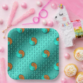 Jaar van de Houthond Papieren Bordje (Feest)