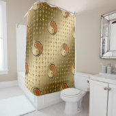 Jaar van de Houtrat Douchegordijn (In situ)