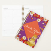 Jaar van de kat 2024 bloemen planner (Display)