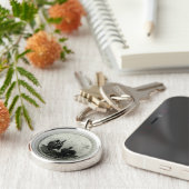 jaar van de konijnenmantel sleutelhanger (Zijkant)