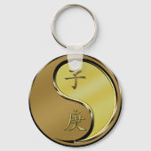 Jaar van de Metaalrat Sleutelhanger (Achterkant)