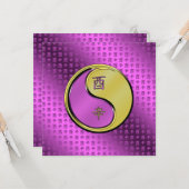 Jaar van de Metal Rooster Kaart (Voorkant / Achterkant in situ)