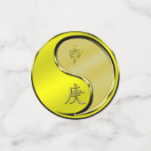 Jaar van de Metalen Aap Confetti (Kleine voorkant)