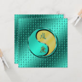 Jaar van de Metalen Hond Kaart (Voorkant / Achterkant in situ)