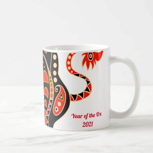 Jaar van de Os Koffiemok (Rechts)