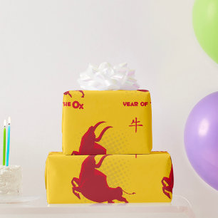 Jaar van de OX Cadeaupapier