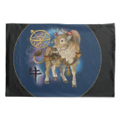 Jaar van de Ox Chinese Zodiac Kussensloop (Achterkant)