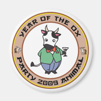 Jaar van de Ox Gift Magneet