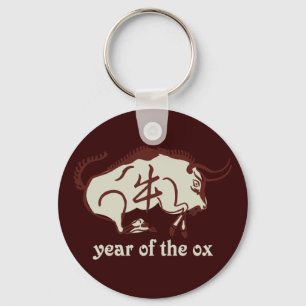 jaar van de ox sleutelhanger