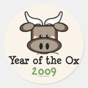 Jaar van de Ox Sticker