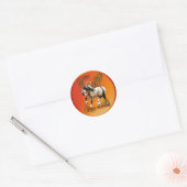 Jaar van de Paard Sticker (Envelop)