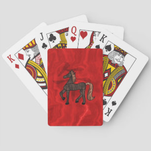 Jaar van de paarden speelkaarten