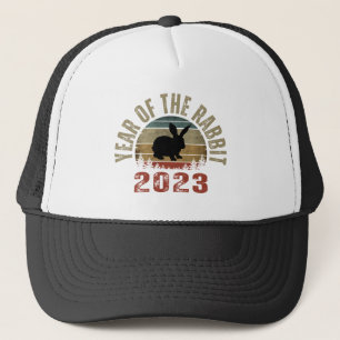 JAAR VAN DE RABBIT 2023 TRUCKER HAT TRUCKER PET