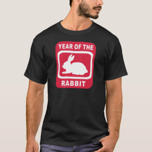 JAAR VAN DE RABBIT T-SHIRT
