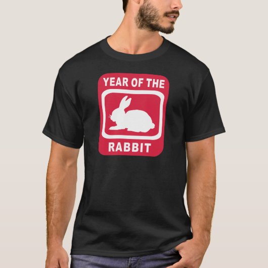 JAAR VAN DE RABBIT T-SHIRT (Voorkant)