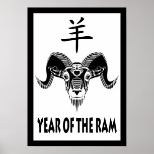 jaar van de ram (wildRam) Poster