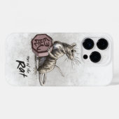 Jaar van de Rat Chinese Zodiac Art Case-Mate iPhone Case (Achterkant (horizontaal))