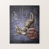 Jaar van de Rat Chinese Zodiac Art Legpuzzel (Verticaal)