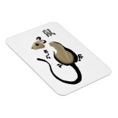 Jaar van de Rat Magnet Magneet (Rechterzijde)