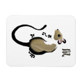 Jaar van de Rat Magnet Magneet (Horizontaal)