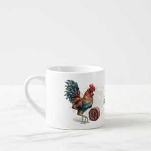 Jaar van de Rooster Chinese Zodiac Art Espresso Kop