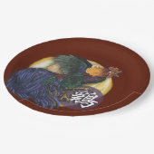 Jaar van de Rooster~ Papieren Bordje (Gekanteld)