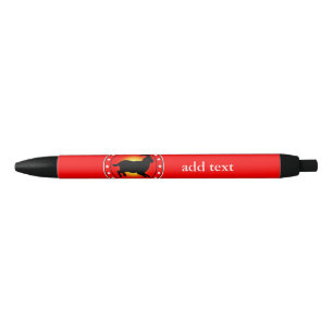 Jaar van de schapen / ram / geit blauwe inkt pen