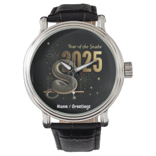 Jaar van de Slang 2025 Chinese Zodiac  Horloge