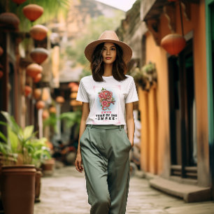 Jaar van de Slang 2025 Japanse 蛇年 T-shirt