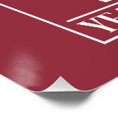 Jaar van de slang 2025 perfect poster (Hoek)