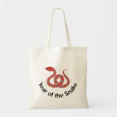 Jaar van de Slang 2025 Tote Bag (Voorkant)