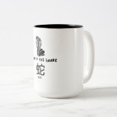 Jaar van de Slang 2025 Tweekleurige Koffiemok (Voorkant rechts)