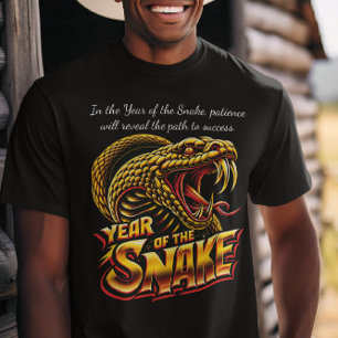 Jaar van de slang: Chinees Nieuwjaar!2025 T-shirt