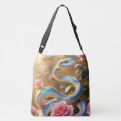 Jaar van de slang crossbody tas (Achterkant)