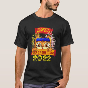 Jaar van de Tiger 2022 Tante Vietnamees Lunar New T-shirt